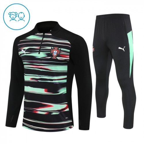 Portugal Sweat de Treino zíper 2024-25 - Criança Portugal Sweat de Treino zíper 2024-25 - Criança